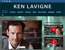Tablet Screenshot of kenlavigne.com
